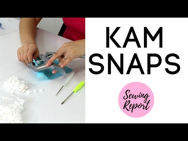 How to use plastic snaps or KAM snaps. Unboxing 