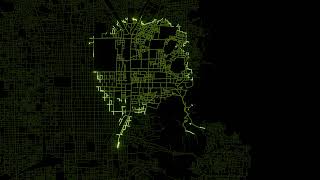 A* (A star) Algorithm: Path finding process visualization by Blender