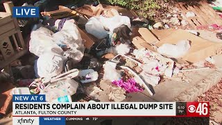 Residents complain about illegal dump site