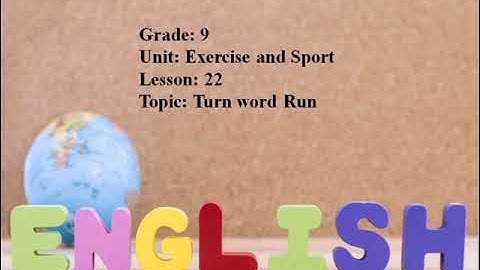 Excel 9. Module 2. Turn Word Run
