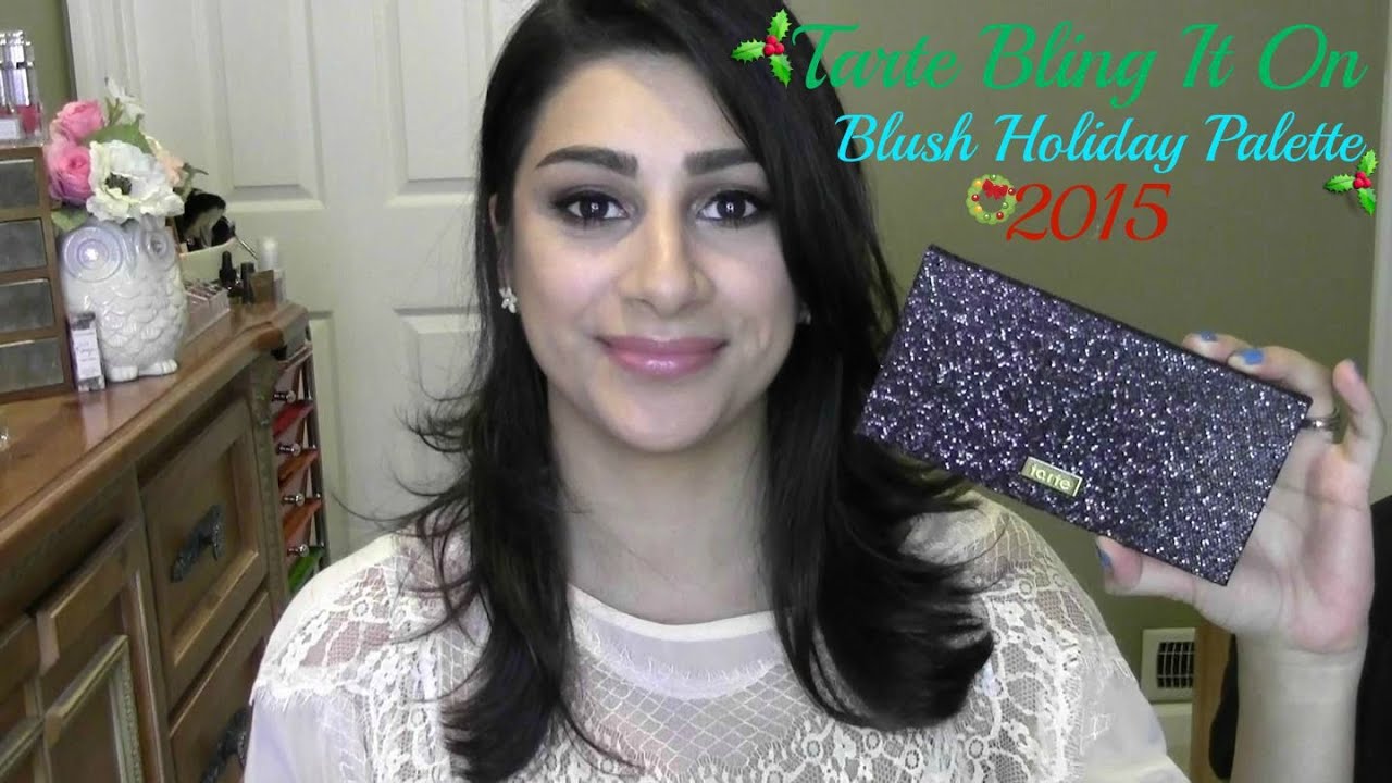 Tarte Bling It On Holiday Blush Palette 2015│OneBeautyAddict