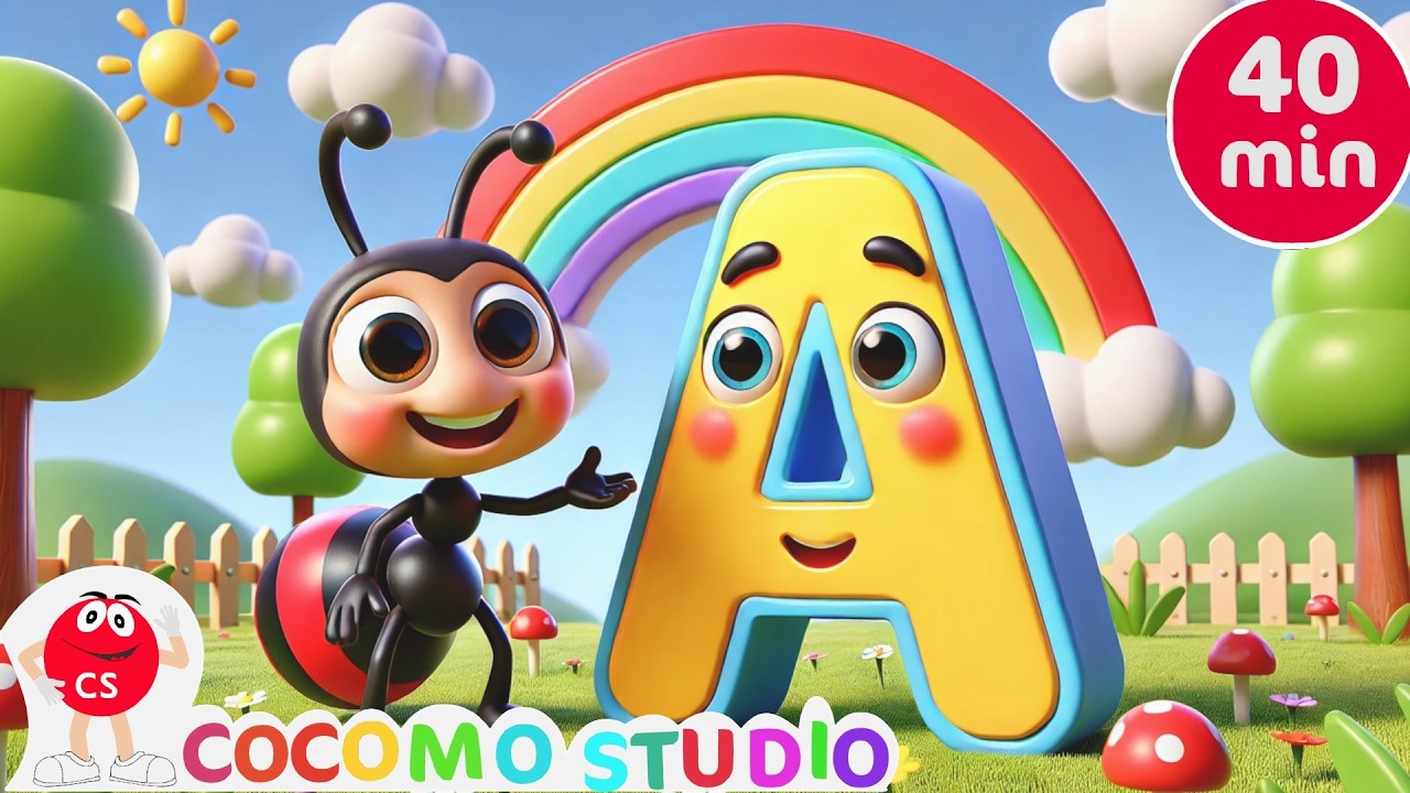 Песенка про букву А для детей 🔤 | Изучение звука буквы А, фонетики и слов, начинающихся на букву ...