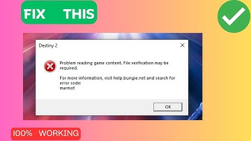 How to Fix Error Code MARMOT in Destiny 2