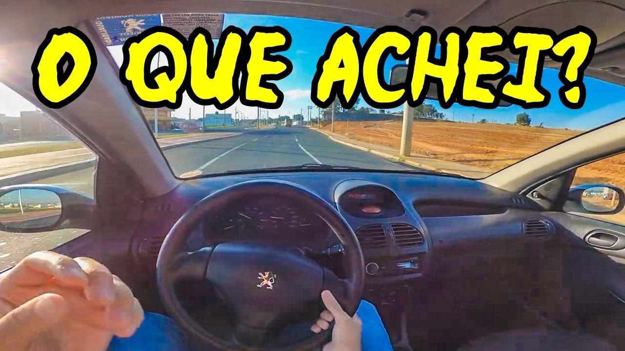 PEUGEOT 206 1.4 2007 🔥 IMPRESSÕES AO DIRIGIR MEU CARRO NOVO!