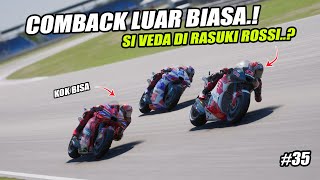 MotoGP™24❗VEDA MENANG DRAMATIS SEPERTI ROSSI 2015BUNGKAM DUCATI PECCOMARTIN#35 MotoGP23 Tv Replay