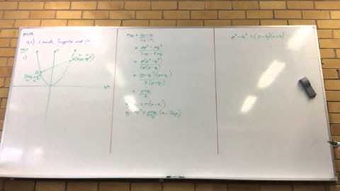 060815 11.10) Parametric Equations of the Parabola and 11.11) Chords, Tangents and Normal (1-4)