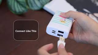 Inone P13 Power Bank Mini Portable 10000Mah High Capacity Dual Output & Input