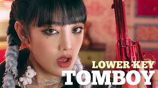 [KARAOKE] Tomboy - (G)IDLE (Lower Key) | Forever YOUNG