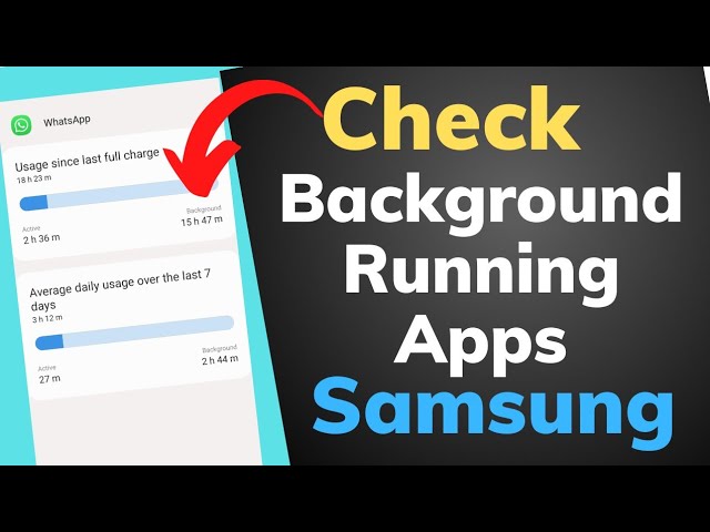 How To Check Background Running Apps in Samsung - YouTube