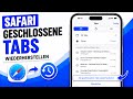Safari geschlossene Tabs wiederherstellen – Zuletzt geschlossene Tabs öffnen