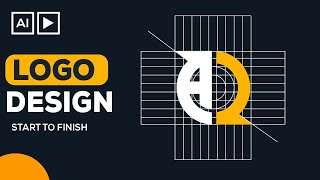 How To Design A Logo Using Grid System | Adobe Illustrator Tutorial |