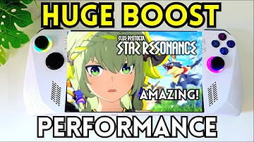 Blue Protocol: Star Resonance on the Asus Rog Ally: HUGE Performance Boost