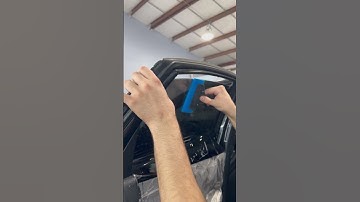How to install window tint #asmr  #automobile #windowtint  #satisfying  #tint #fyp #tinting #clean