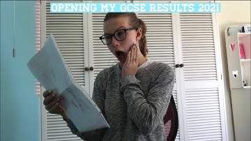 Opening my GCSE results 2021