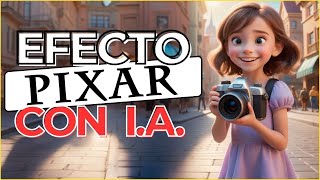 Cómo Hacer Portadas estilo DISNEY Pixar GRATIS con Inteligencia Artificial