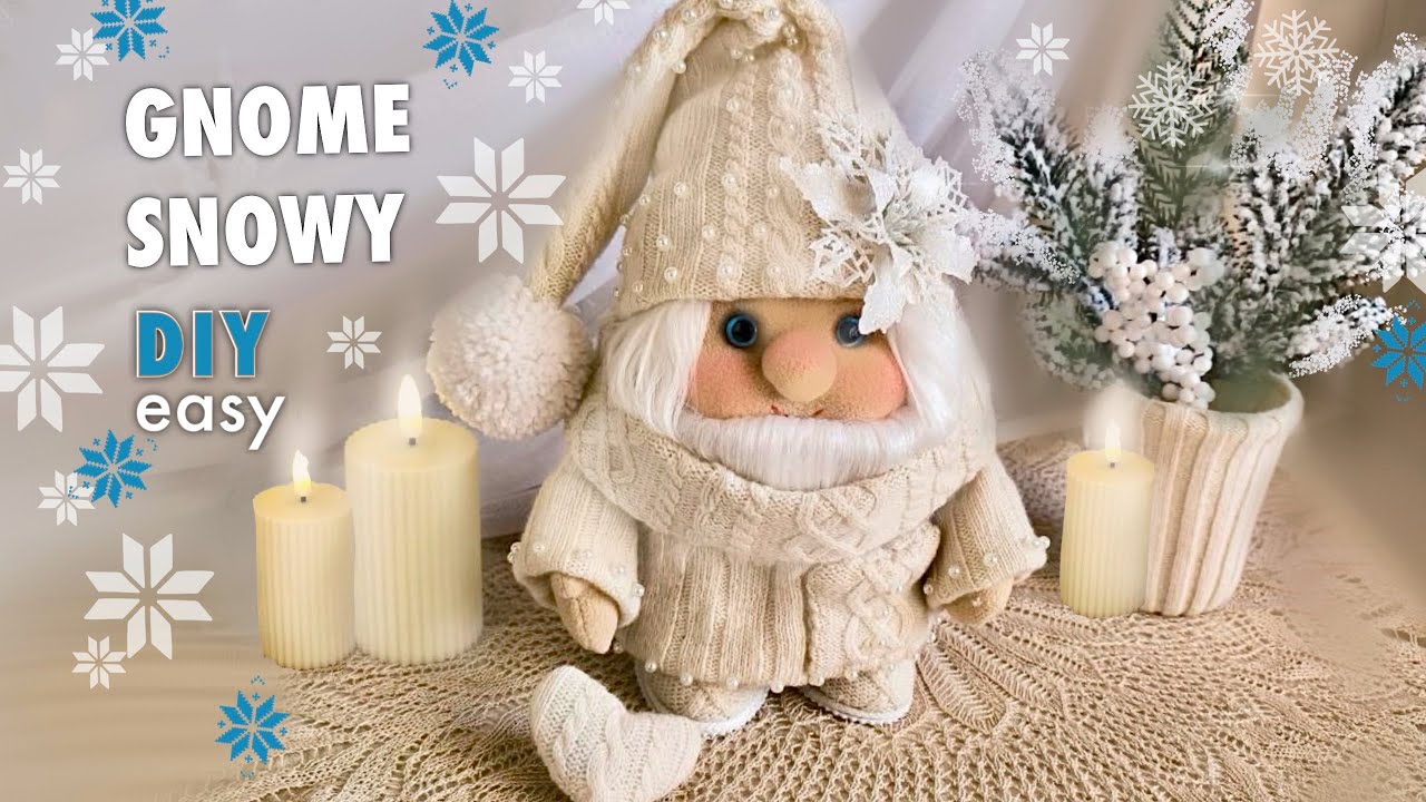 How to Sew a Little Winter Gnome 