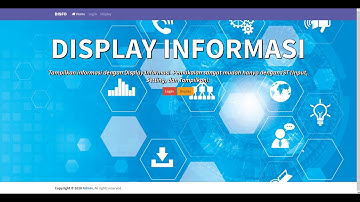 Disfo Display Informasi CodeIgniter 3