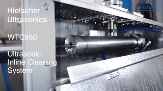 Ultrasonic Inline Cleaning System WTC950 for Wire, Tube or Profiles