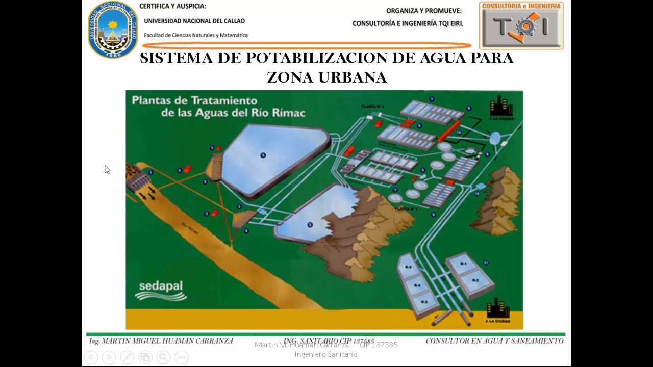 INGENIERÍA SANITARIA: DISEÑO DE PLANTAS DE TRATAMIENTO DE AGUA POTABLE