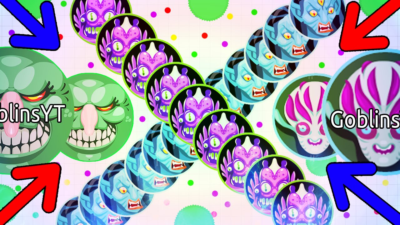 Agar.io - Goblins Impossible Pop SpliT, Cannonsplit (Awesome Moments)