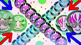 Agar.io - Goblins Impossible Pop SpliT, Cannonsplit (Awesome Moments)
