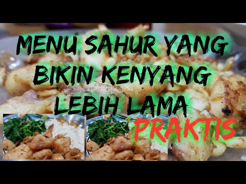 menu-sahur-praktis-||-makan-enak-goreng-fillet-ikan-dori-bumbu-bawang-putih,-sayur-bening-bayam