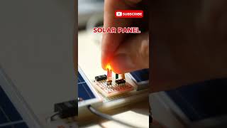 Amazing LED glows with solar panel #diyelectronics #diyelectronics