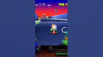 Take that Marge! #n64 #ebot #raspberrypi #simpsons #mariokart #shorts #gaming #retrogaming