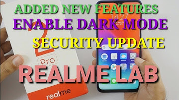 Enable Dark Mode Realme 2 Pro