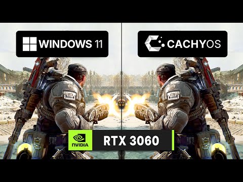 Gears of War: E-Day - Windows 11 vs Linux CachyOS (RTX 3060)
