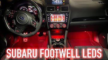 Subaru Footwell Illumination Kit | WRX Install