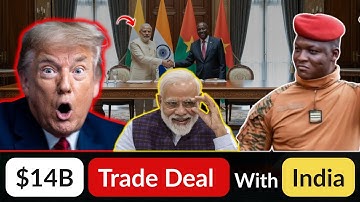Traoré Signs  14B $ Trade Deal With India || Trump Shocked