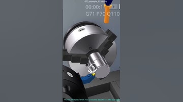 G73 in CNC #simulator #automobile #cnc #shortvideo