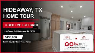 203 Texas Dr, Hideaway, TX 75771 | 3-Bedroom Home for Sale