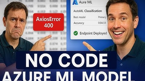 Stop met het schrijven van ML-scripts! AutoML in Azure heeft dit model voor mij getraind.