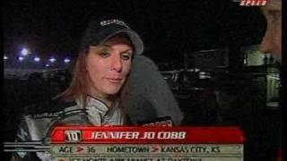 Austin Dillon Jennifer JoCobb Interviews Lap 1 Big Crash Daytona 2010 NCWS..mpg