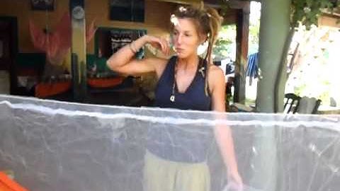 How to Make a Mosquito Net for a Hammock