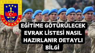 2025 Jandarma Uzman Çavuş Eği̇ti̇me Götürülecek Evraklar Nasil Hazirlanir Resimi