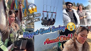 Tried Giant swing in uttarakhand || marte marte bachi mein 🥵😭 | vlog