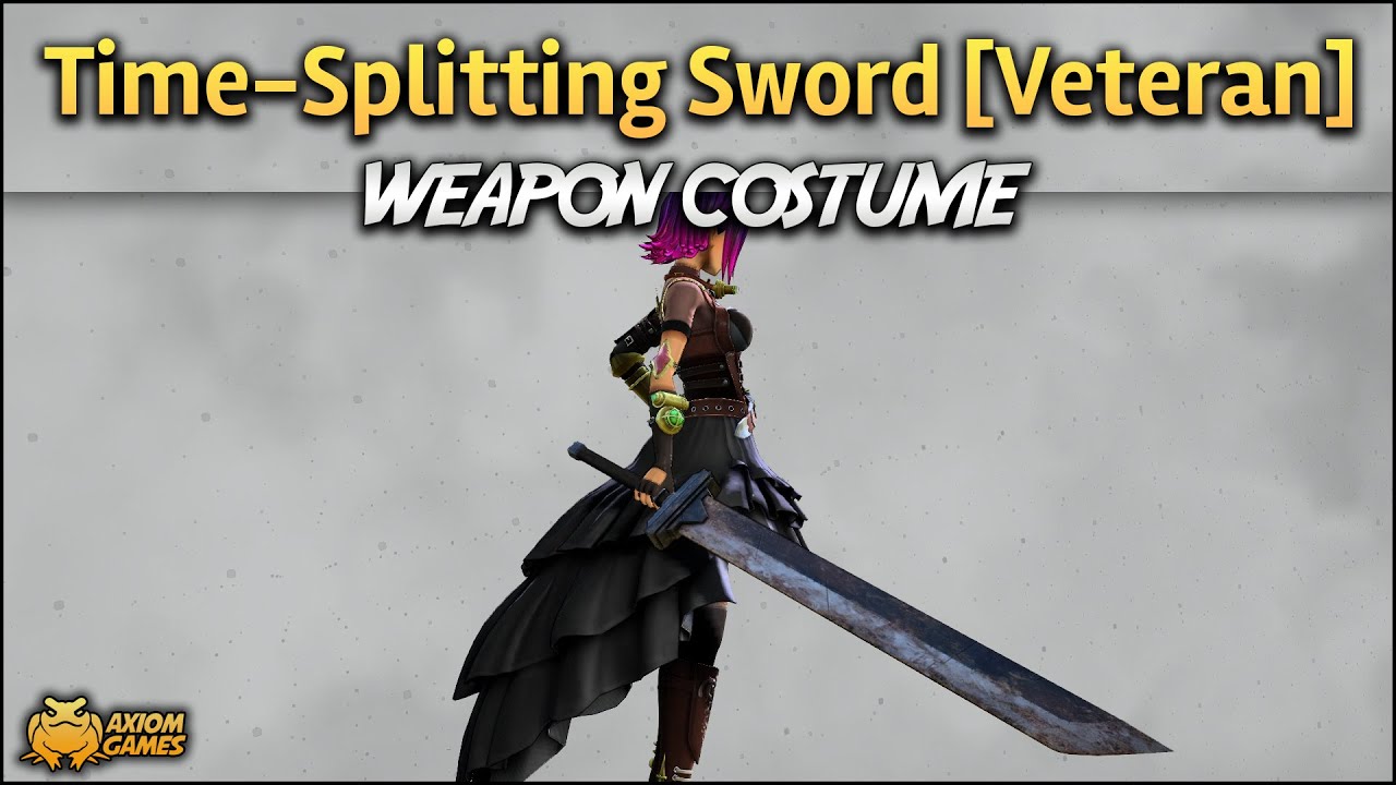 Time-Splitting Sword [Veteran] Weapon Costume - SAO: Alicization