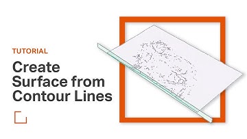 Create Surface from Contour Lines | Geometry Manipulation
