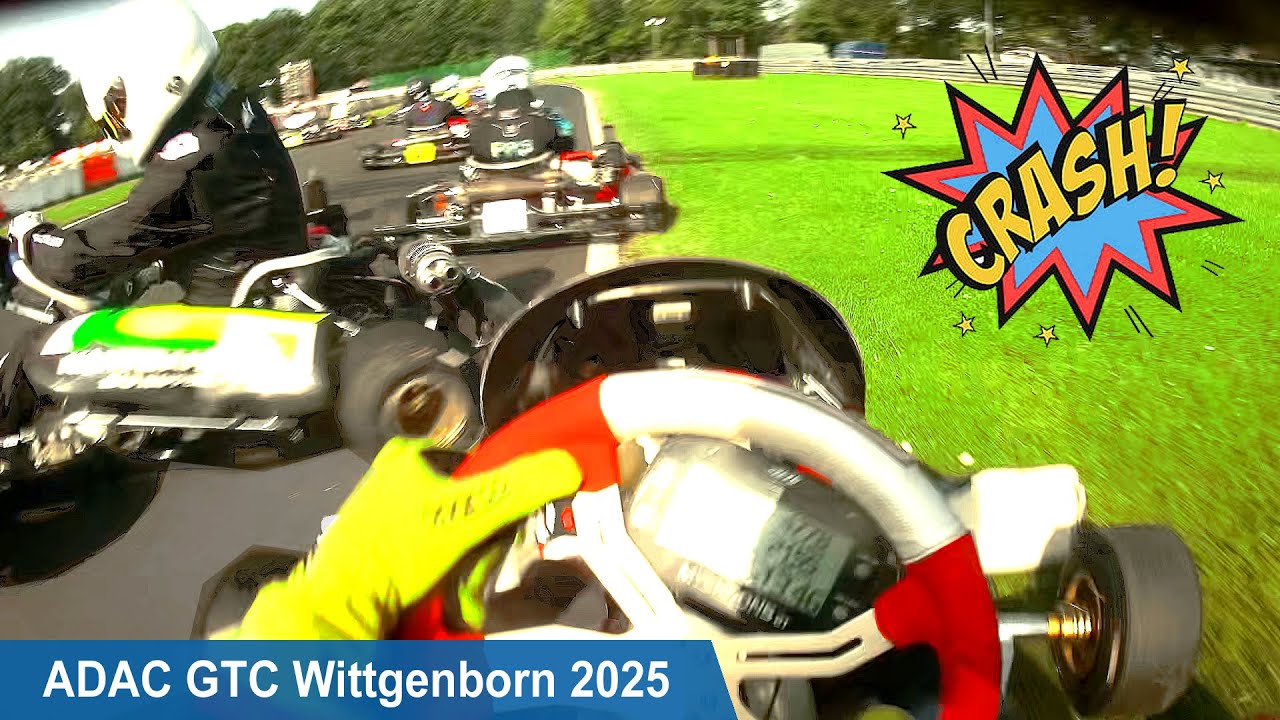 Heavy Crash during Restart – Highlights from GTC 12 Hour Karting Race in Wittgenborn ‘25 - ADAC POV
