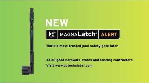 MagnaLatch® ALERT Pool Gate Safety