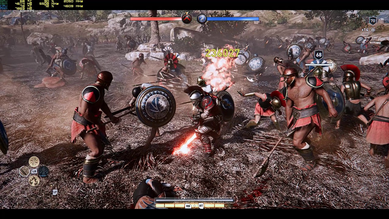 AC Odyssey - Fire Warrior Build (lvl 70)