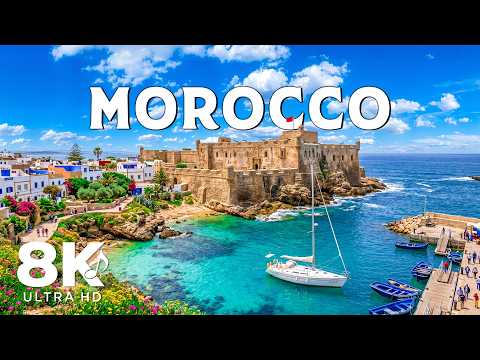 Morocco 8K UHD | Sahara Desert, Blue Cities & Epic Mountains