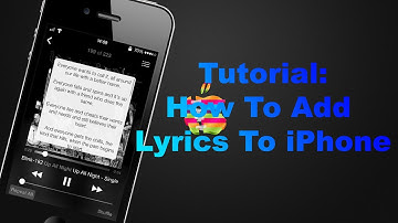 How to Add Lyrics to your iPhone, iPod Touch and iPad [NO JAILBREAK]