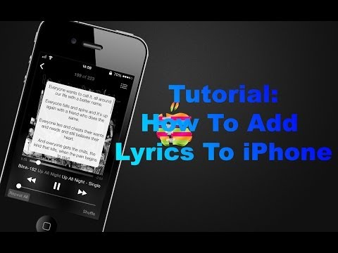 How to Add Lyrics to your iPhone, iPod Touch and iPad [NO JAILBREAK]
