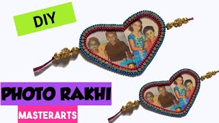 How to make Photo rakhi easy tutorial by masterarts screenshot 1