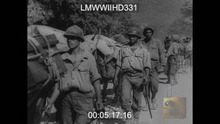 FOUR FRONTS, 1944, PART 1, BRITISH AND U.S. TROOPS ADVANCE IN NORTHERN FRANCE. PART 2, - LMWWIIHD331