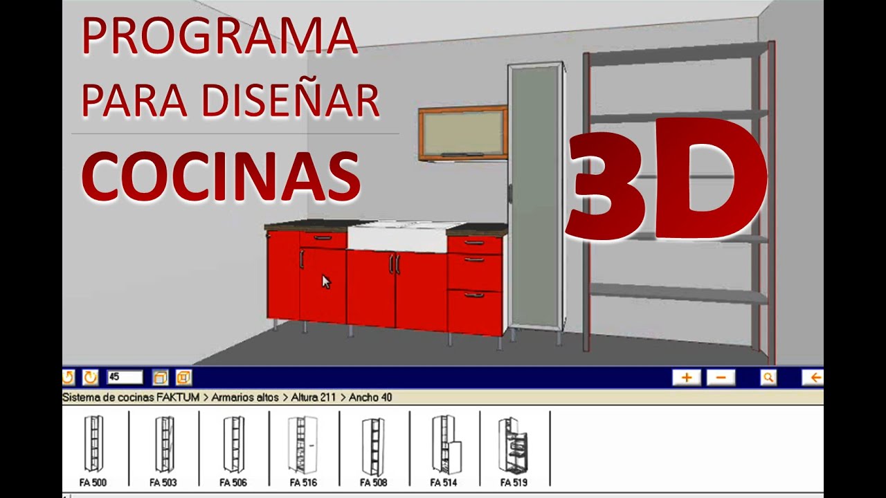 Programa para diseñar cocinas 3D - IKEA Home Planner - YouTube